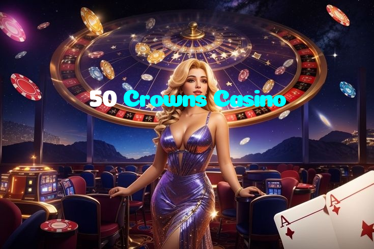 50 Crowns Casino casino presented on mobile device in Pakistan with slots and live games